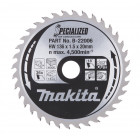 Image du produit : Lame scie circulaire, spécialisée t.c.t, 136 x 20mm 36 t - diamètre 136mm - coupe-saignée 1,5mm - 36 dents Makita | B-22006