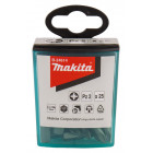 Image du produit : Boite 25 embouts courts PZ2 25mm - 1/4" - 25 pièce(s) Makita | B-24614