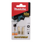 Image du produit : Embout de vissage Impact Gold, PH1, 25mm par 2 - longueur totale 25mm Makita | B-28329