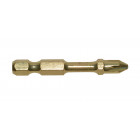 Image du produit : Embout de vissage Impact Gold, PH2, 25mm par 5 - longueur totale 25mm Makita | B-28357