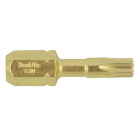 Embout de vissage Impact Gold, T20, 25mm par 2 - longueur totale 25mm Makita | B-28416