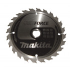 Image du produit : Lame de scie circulaire, Makforce T.C.T, 160 x 20mm 24 dents - diamètre 160mm - coupe-saignée 2,4mm Makita | B-32203