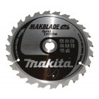 Image du produit : Lame de scie circulaire, Makblade + T.C.T, 190 x 20mm 24 dents - diamètre 190mm - coupe-saignée 2,2mm Makita | B-32437