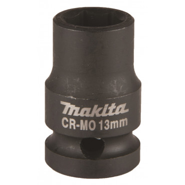 Douille de vissage à chocs noire IMPACT 1/2 "13x38mm - diamètre 13mm - longueur totale 38mm Makita | B-40107