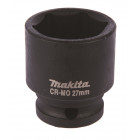 Image du produit : Douille de vissage à chocs noire IMPACT 1/2 "27x42mm - diamètre 27mm - longueur totale 42mm Makita | B-40222