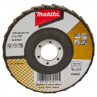 Image du produit : Disque à lamelles pour ponçage de finition de grandes surfaces - diamètre 125mm - 1 pièce(s) Makita | B-40820