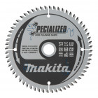 Image du produit : Lame de scie circulaire, alliage T.C.T spécialisé, 165 x 20mm 60 dents - diamètre 165mm - coupe-saignée 2mm Makita | B-56786