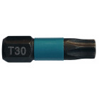 Image du produit : Embout de vissage à chocs (Impact Black) 25mm TORX - T30, Hexa 1/4" - 2 pièce(s) Makita | B-63694