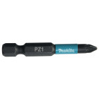 Image du produit : Embout de vissage à chocs (Impact Black) 50mm POZIDRIV - PZ1, Hexa 1/4" - 2 pièce(s) Makita | B-63747