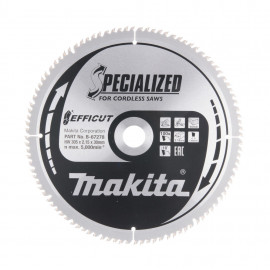 Lame de scie circulaire, T.C.T Efficut, 305 x 30mm 100 dents - diamètre 305mm - coupe-saignée 2,15mm Makita | B-67278