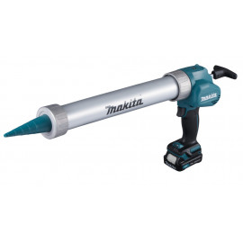 Pistolet à mastic Makita CXT 12 Volts Lithium (Li-Ion) - 2 Ah - 5 000 N - capacité de plongée 214 / 350mm | CG100DSAEB