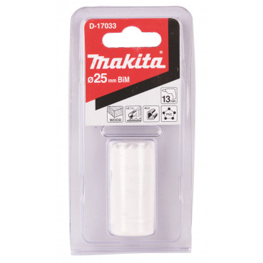 Scie cloche Makita Bi-Métal pour perceuse visseuse - diamètre 25mm - 1 pièce(s) | D-17033