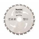 Image du produit : Lames carbure standard bois, pour scies circulaires - diamètre 210mm - alésage 30mm - coupe-saignée 2,3mm - 24 dents Makita | D-29050