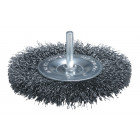 Image du produit : Brosse métallique circulaire fil acier ondulés pour perceuses - diamètre 50mm - filetage 6mm - diamètre du fil 0,3mm Makita | D-39964