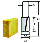 Image du produit : Fraise à affleurer (pour défonceuse) - diamètre 6mm - A1 12,7mm - L1 56mm - L2 13mm Makita | D-47709