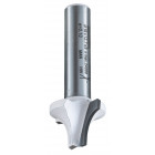 Image du produit : Fraise quart de rond - diamètre 8mm - A1 19mm - L1 44,7mm - L2 12,7mm - R16,35mm Makita | D-48153