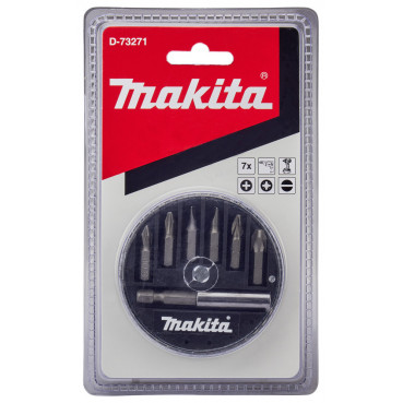 Set de 7 accessoires de vissage Makita | D-73271