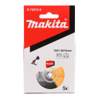 Image du produit : Pack 5 disques à tronçonner - diamètre 76mm - épaisseur 1mm - alésage 100mm - 5 pièce(s) - grain WA46S - 41 Makita | D-74815-5