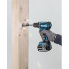 Image du produit : Perceuse visseuse Makita LXT 18 Volts - sans fil Lithium (Li-Ion) - 5 Ah - Ø 13mm | DDF485RTJ