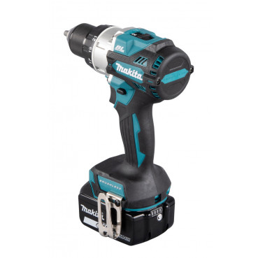 Perceuse visseuse Makita LXT 18 Volts - sans fil Lithium (Li-Ion) - 5 Ah - Ø 13mm - poids 2,60kg | DDF486RTJ