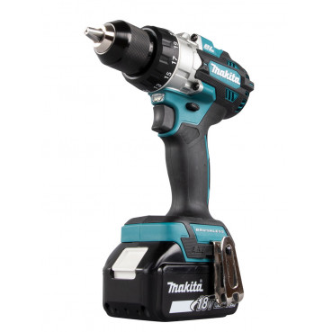 Perceuse visseuse Makita LXT 18 Volts - sans fil Lithium (Li-Ion) - 5 Ah - Ø 13mm - poids 2,60kg | DDF486RTJ