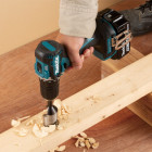 Image du produit : Perceuse visseuse Makita LXT 18 Volts - sans fil Lithium (Li-Ion) - 3 Ah - Ø 13mm - poids 1,6kg | DDF487RFJ