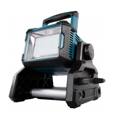 Projecteur de chantier à LED Makita - 30 Leds - lumière du jour - jusqu'à 3000 lumens - fonctionne sur batterie LXT 14.4 et 18 Volts ou sur prise secteur | DEADML811