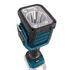 Image du produit : Lampe torche baladeuse, projecteur Makita sans fil extrêmement puissant 640m, compatible batterie 14,4 et 18 Volts LXT - pivotable horizontalement | DEBDML812