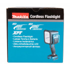 Image du produit : Lampe torche baladeuse, projecteur Makita sans fil extrêmement puissant 640m, compatible batterie 14,4 et 18 Volts LXT - pivotable horizontalement | DEBDML812