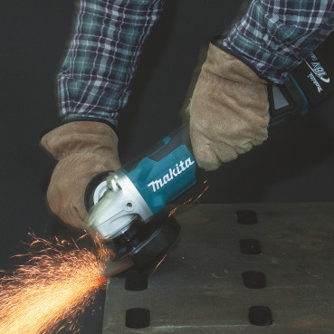 Meuleuse Makita Ø 125mm LXT 18 Volts - sans fil Lithium (Li-Ion) - 5 Ah - filetage M14 | DGA508RTJ