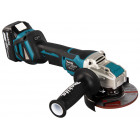 Image du produit : Meuleuse Makita Ø 125mm LXT 18 Volts - sans fil Lithium (Li-Ion) - 5 Ah | DGA519RTJ1