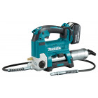 Image du produit : Pompe à graisse Makita LXT 18 Volts - sans fil Lithium (Li-Ion) - 1 batterie - pression maximale 690 bars - longueur du tuyau 1,2m | DGP180RT