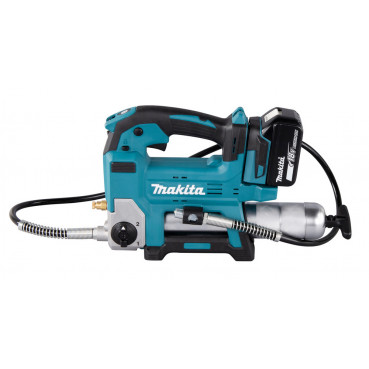 Pompe à graisse Makita LXT 18 Volts - sans fil Lithium (Li-Ion) - 1 batterie - pression maximale 690 bars - longueur du tuyau 1,2m | DGP180RT