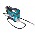 Image du produit : Pompe à graisse Makita LXT 18 Volts - sans fil Lithium (Li-Ion) - 1 batterie - pression maximale 690 bars - longueur du tuyau 1,2m | DGP180RT