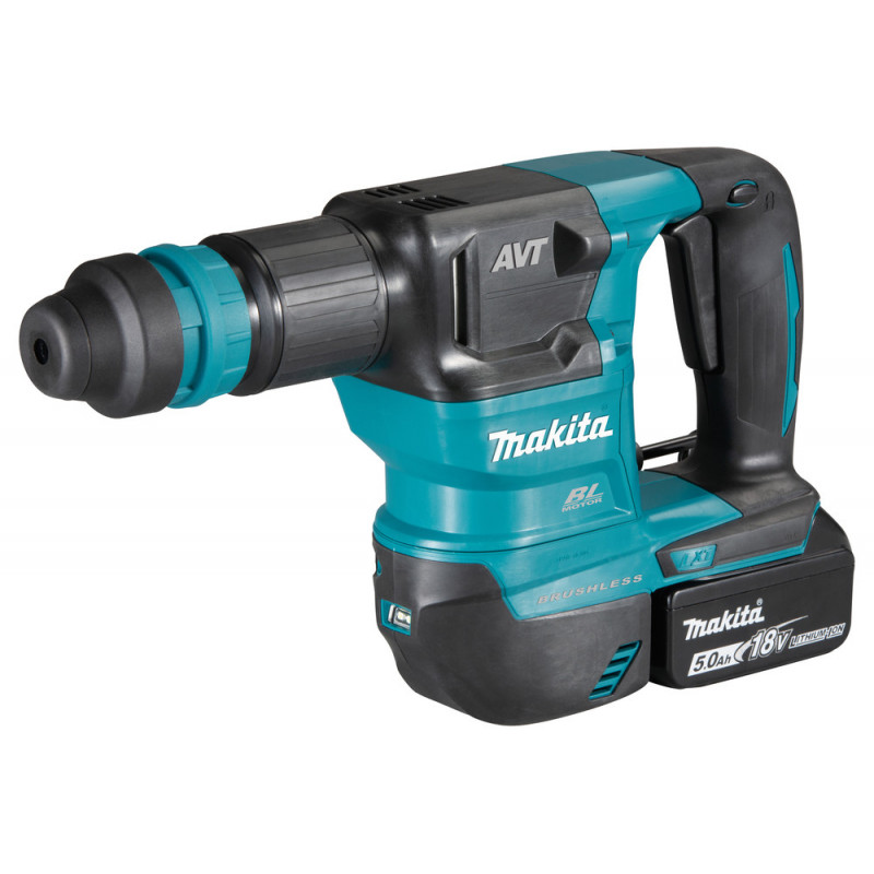 Piqueur burineur Makita SDS-Plus LXT 18 Volts - sans fil Lithium (Li-Ion) - 5 Ah - 3,1 Joules | DHK180RTJ