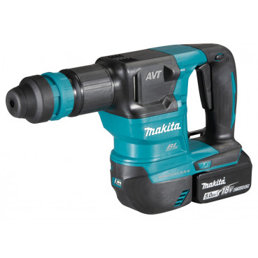 Piqueur burineur Makita SDS-Plus LXT 18 Volts - sans fil Lithium (Li-Ion) - 5 Ah - 3,1 Joules | DHK180RTJ