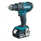 Image du produit : Perceuse visseuse Makita | percussion LXT - 18 Volts - sans fil Lithium (Li-Ion) - 4 Ah - Ø 13mm - (3 batteries) | DHP482RM3J