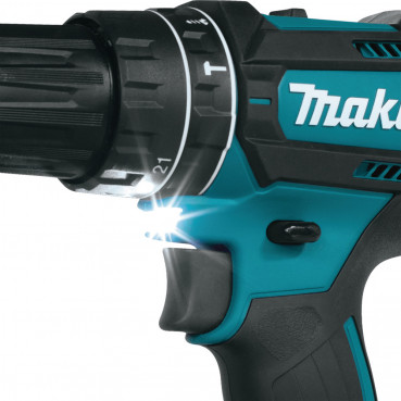 Perceuse visseuse Makita | percussion LXT - 18 Volts - sans fil Lithium (Li-Ion) - 4 Ah - Ø 13mm - (3 batteries) | DHP482RM3J