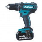 Image du produit : Perceuse visseuse Makita | percussion LXT - 18 Volts - sans fil Lithium (Li-Ion) - 4 Ah - Ø 13mm | DHP482RMJ