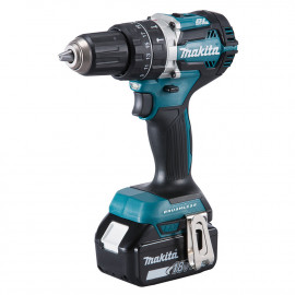 Perceuse visseuse Makita | percussion LXT - 18 Volts - sans fil Lithium (Li-Ion) - 3 Ah - Ø 13mm - (3 batteries) | DHP484RF3J