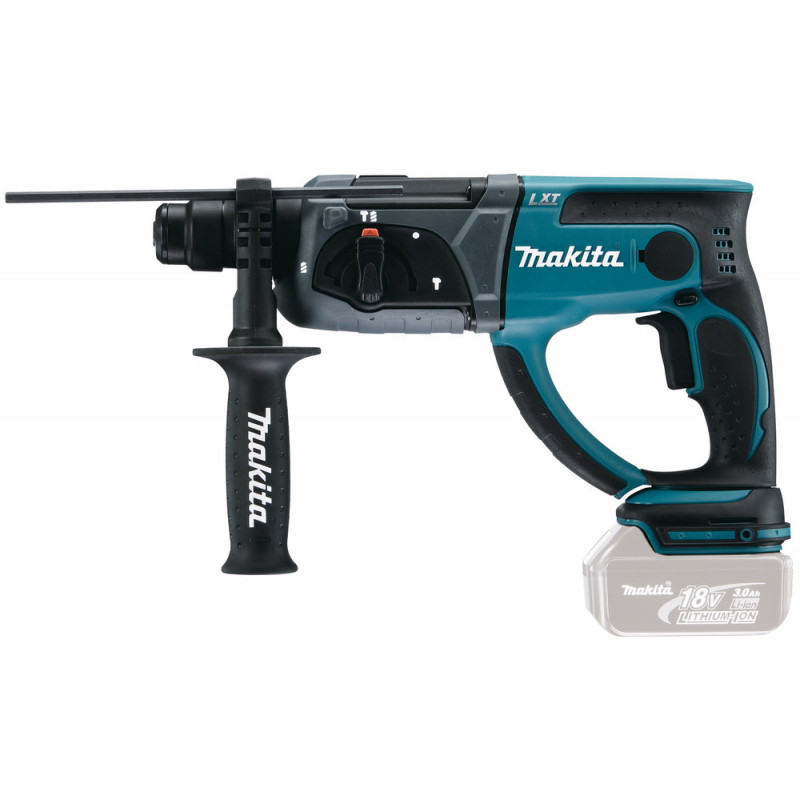 Perforateur burineur Makita SDS-Plus LXT 18 Volts - sans fil Lithium (Li-Ion) - 20mm - (Produit seul) - force de frappe 1,9 joules | DHR202Z