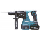 Image du produit : Perforateur burineur Makita SDS-Plus LXT 18 Volts - sans fil Lithium (Li-Ion) - 5 Ah - 24mm - force de frappe 2 joules | DHR243RTJ