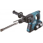 Image du produit : Perforateur burineur Makita SDS-Plus 36 Volts 2 x 18 Volts - sans fil Lithium (Li-Ion) 4 Ah 26mm (4 batteries) - force de frappe 2,5 joules | DHR264PM4J