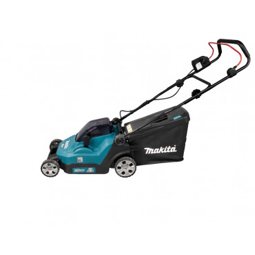 Tondeuse Makita 38cm LXT 36 Volts 2 x 18 Volts - sans fil Lithium (Li-Ion) - 4 Ah - 38cm - 40 L - diamètre lame 38cm - hauteur tonte 20 à 75mm - surface tonte 560m² | DLM382CM2