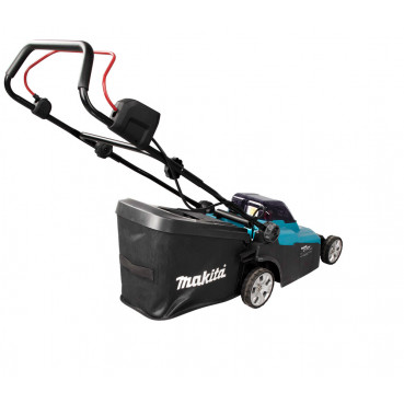 Tondeuse Makita 38cm LXT 36 Volts 2 x 18 Volts - sans fil Lithium (Li-Ion) - 4 Ah - 38cm - 40 L - diamètre lame 38cm - hauteur tonte 20 à 75mm - surface tonte 560m² | DLM382CM2