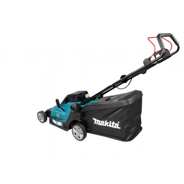 Tondeuse Makita 43cm LXT 36 Volts 2 x 18 Volts - sans fil Lithium (Li-Ion) - 5 Ah - diamètre lame 43cm - hauteur tonte 20 à 75mm - surface tonte 575m² | DLM432PT2