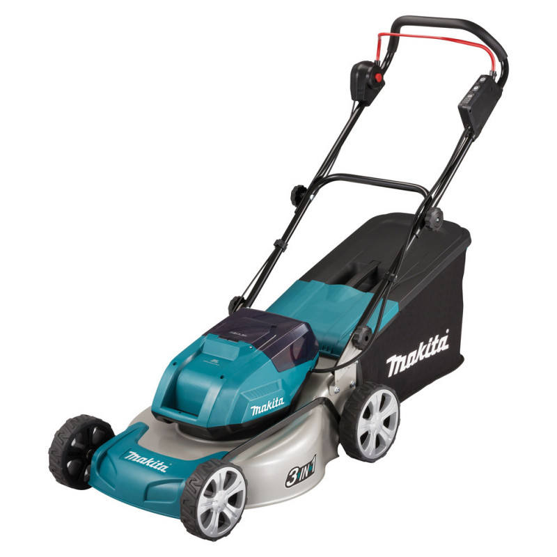 Tondeuse Makita 46cm LXT 36 Volts 2 x 18 Volts - sans fil Lithium (Li-Ion) - (Produit seul) - diamètre lame 46cm - hauteur tonte 20 à 75mm - surface tonte 800m² | DLM460Z