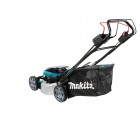 Image du produit : Tondeuse Makita auto-tractée LXT 36 Volts 2 x 18 Volts - sans fil Lithium (Li-Ion) - 5 Ah - 46cm - (4 batteries) - diamètre lame 46cm - hauteur tonte 20 à 100mm - surface tonte 1900-1400m² | DLM462PT4