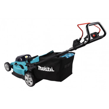 Tondeuse Makita 48cm LXT 36 Volts 2 x 18 Volts - sans fil Lithium (Li-Ion) - 5 Ah - diamètre lame 48cm - surface tonte 650m² - hauteur tonte 20 à 100mm | DLM480CT2