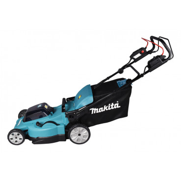 Tondeuse Makita 48cm LXT 36 Volts 2 x 18 Volts - sans fil Lithium (Li-Ion) - 5 Ah - diamètre lame 48cm - surface tonte 800m² - hauteur tonte 20 à 100mm | DLM481CT2